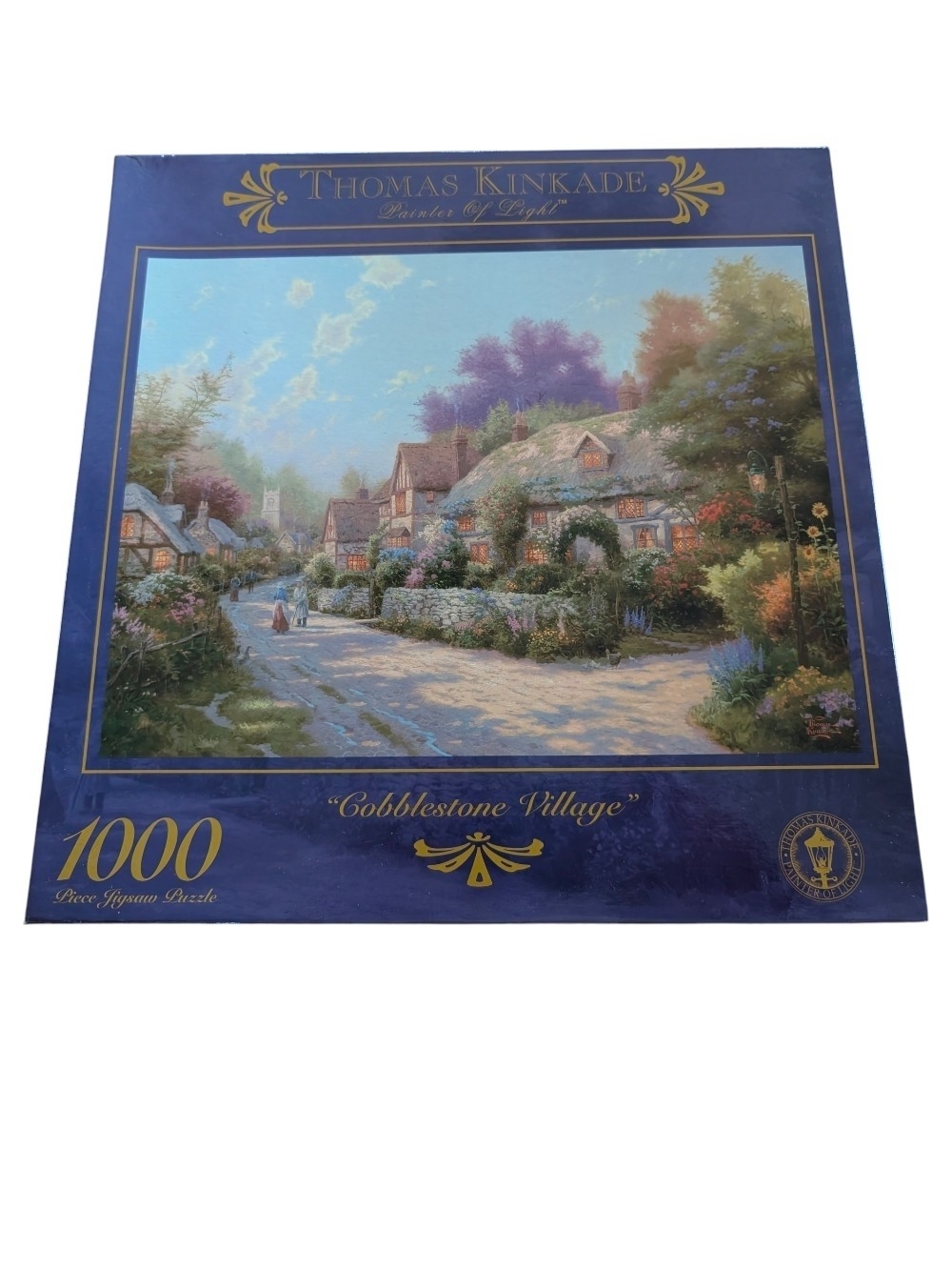 Thomas Kinkade "Cobblestone Village" 1000-Piece Jigsaw Puzzle